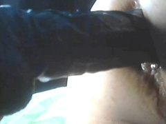 Porking that spectacular teenager donk with a monstrous fake penis