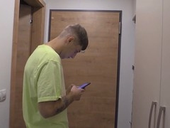 Spit roast, faggot, cock riding