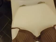 Cum on wifes bra