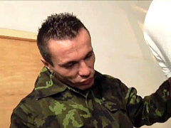 gang-bang a cute dude with super-steamy cum