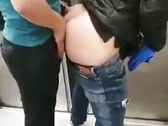 in the metro
