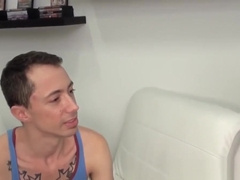 Pierced chubby doctor assfucking his patient