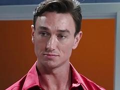 Masyn open his hole for Cade's oversized cock