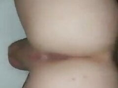 Bouncing gay guy male butt
