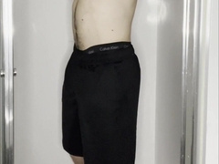 cool dude gargle a humungous geyser in douche