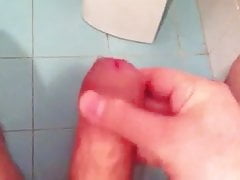 Masturbate in gym bathroom