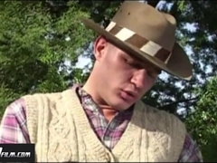 Cazzofilm.coom - White cowboy for steaming black masculine