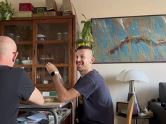 Romp in the morning mature and young