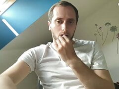 HandsomeGuy showoff his cock