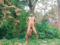 Desi gayboy folks want hump in public outdoor woods bare money-shot