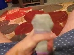 Buddy fucked and shot his cum in my wife's sock!!