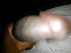 Eruption from semi hard cock