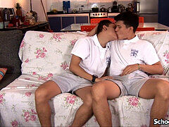 Kissing boys, men, latin