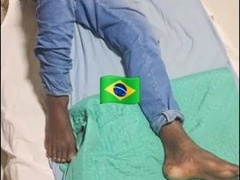 Brazil won the game, and I got a large rigid-on.