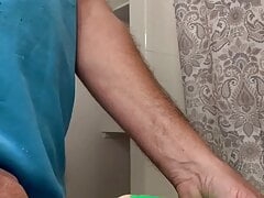 Fucking my tight flesh light sex toy