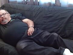 Caught Masturbating on Couch