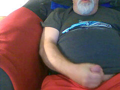 dad jacks Off and shoots a load