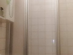 I take a shower