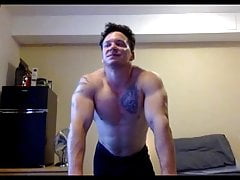 British muscle Lad flex