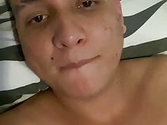 playing with his body