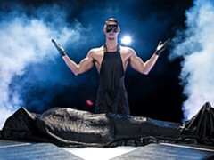 Sweaty leather  daddy anal with Skyy Knox and Tyler Roberts