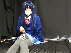 nonnontstsx Japanese Cosplay Crossdresser Masturbation 006