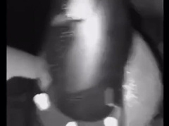 BBC fucks a bitch in chastity (black and white) 3