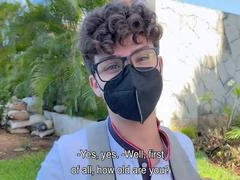 Nerd Twink Pays for Dick