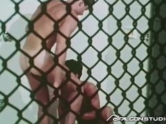 Vintage Hot Jock Fucked Hard In The Shower