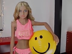First penetration of petite 18yo innocent tiny teen sexdoll pussy