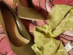Cum for bought heels and knickers