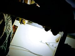 Masturbating, horizontal angle