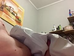 I use  my white leatherpents for a hot wank