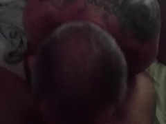 Daddy loves sucking my mexican cock