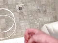 Massive Cumshot in shower
