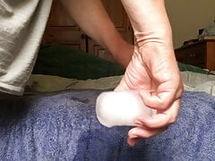 Gaped anal video - ice block - 1 of 2