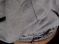 Young boy masturbates in sport shorts - playing solo with my Big hard cock - Big cock masturbate
