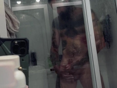 Lightheaded Step-Dad Left The Shower Door Broken Again…