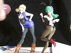 Figure Bukkake(Android 18 & Bulma)