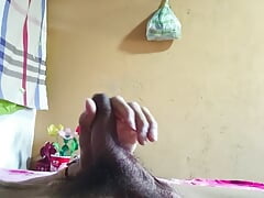 Chuco masturbates his big cock after school