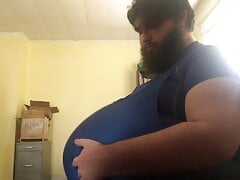 Sloshy belly and belly play p2 (padding)