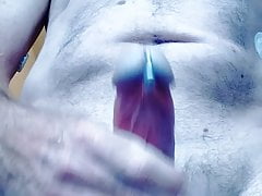 Bathroom fun slow motion