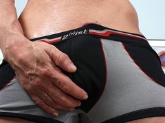 Beefcake Brenden Cage unleashes his sexual rage