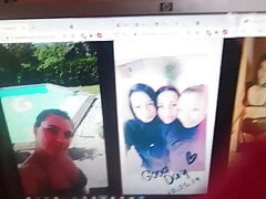 Je me vide sur Sandra et ces copines