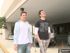 Hot and steamy facial after steamy ass fucking with a cumshot on Homosexual's face