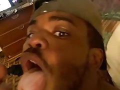 CUM HUNGRY PIGGY GET A MOUTHFUL OF CREAM