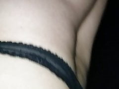 Black Lace Thong