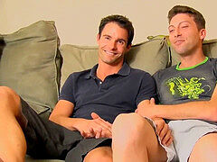 nasty man rims his boyfriends ass before tucking a cock in