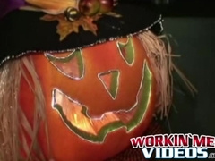 Mature deviant shows off cock before festive wanking