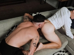 Stepbrothers in quarantine... tattoo hottie fucks ass